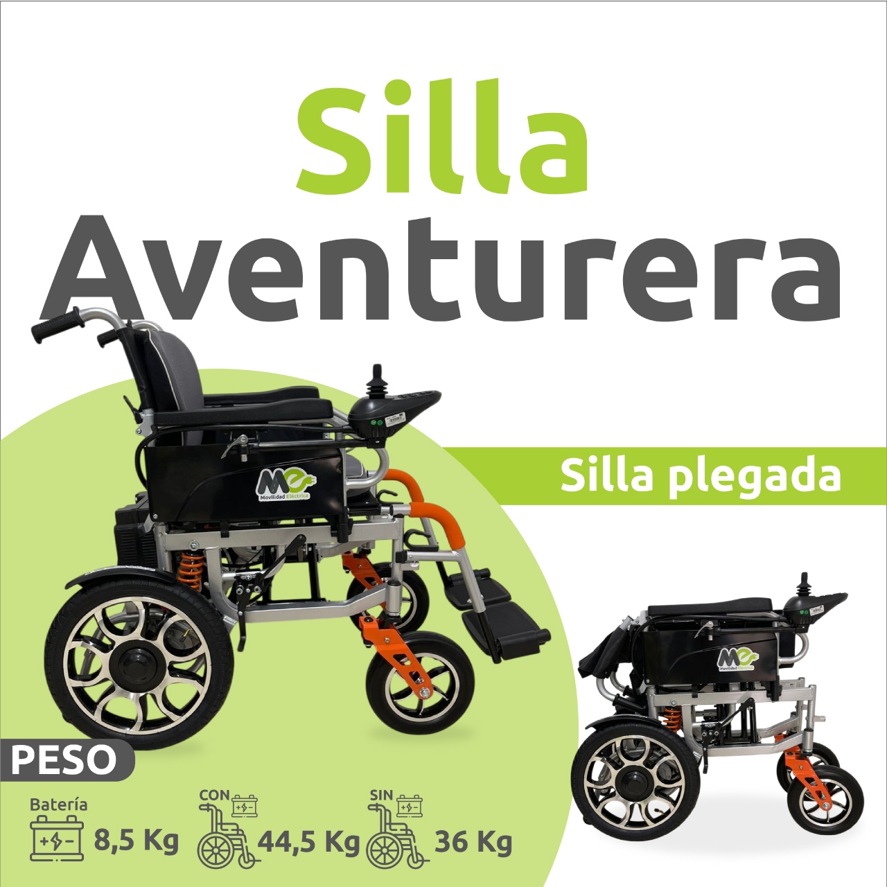 Silla de Ruedas Electrica Aventurera