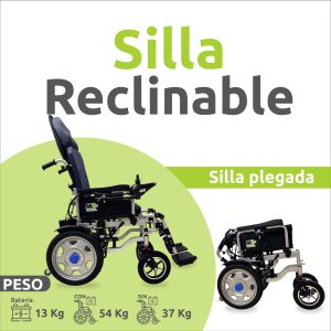 Silla de Ruedas Reclinable
