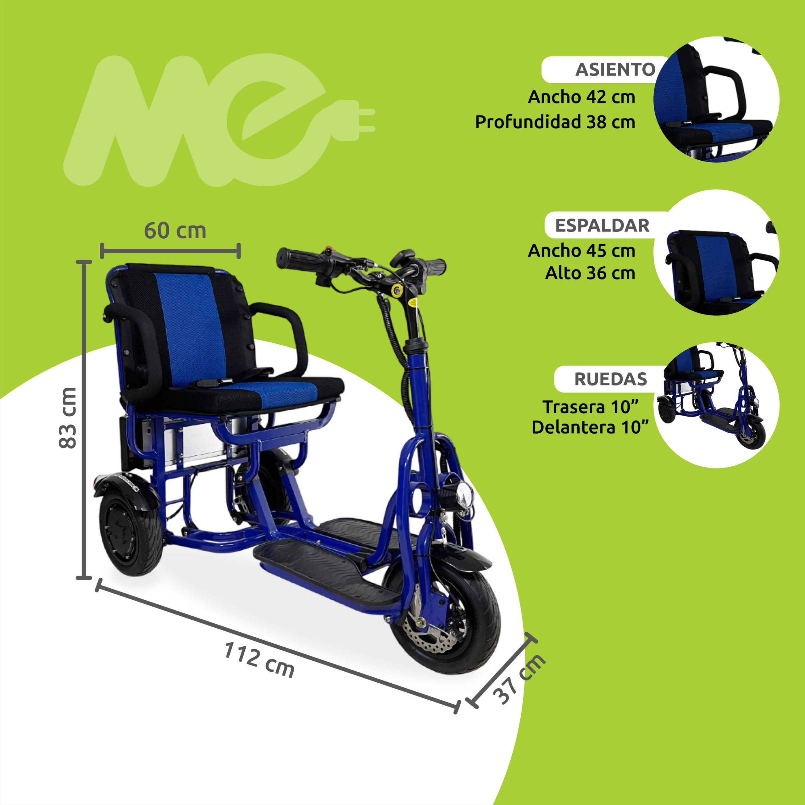 Scooter Eléctrico Plegable - Imagen 4